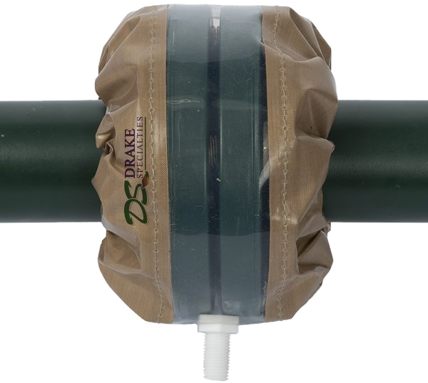 Clear PTFE flange spray shield